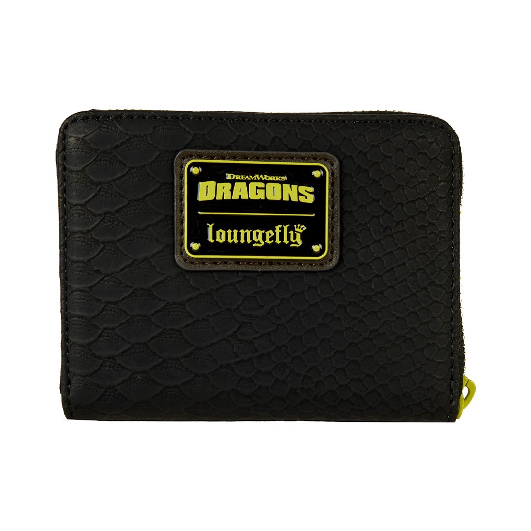 Loungefly DreamWorks How To Train Your Dragon Night Fury Trifold Wallet