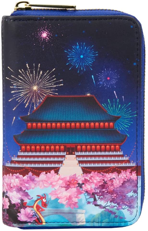Loungefly Disney Mulan Castle Series Zip-Around Wallet
