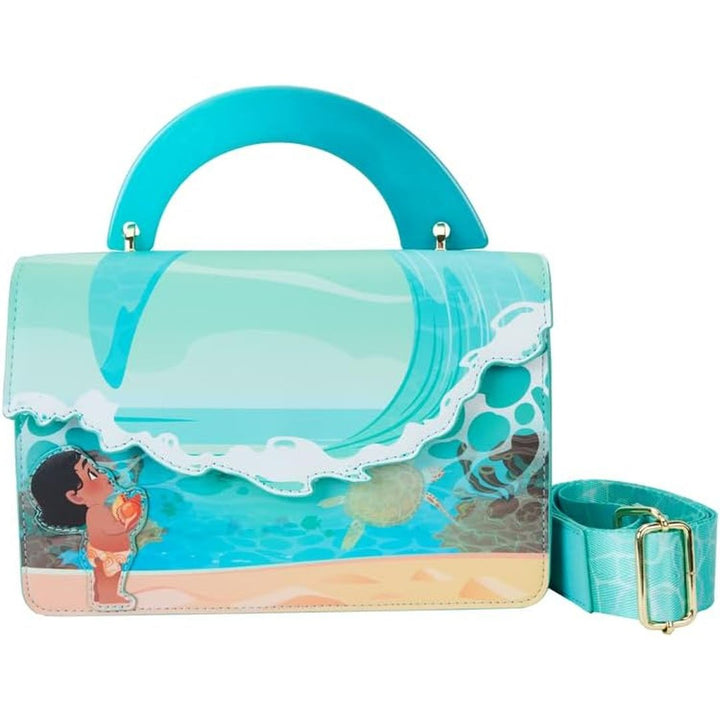 Loungefly Disney Moana Ocean Waves Handle Crossbody