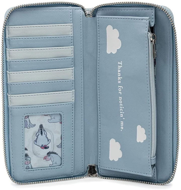 Loungefly Disney Eeyore Allover Print Zip-Around Wallet