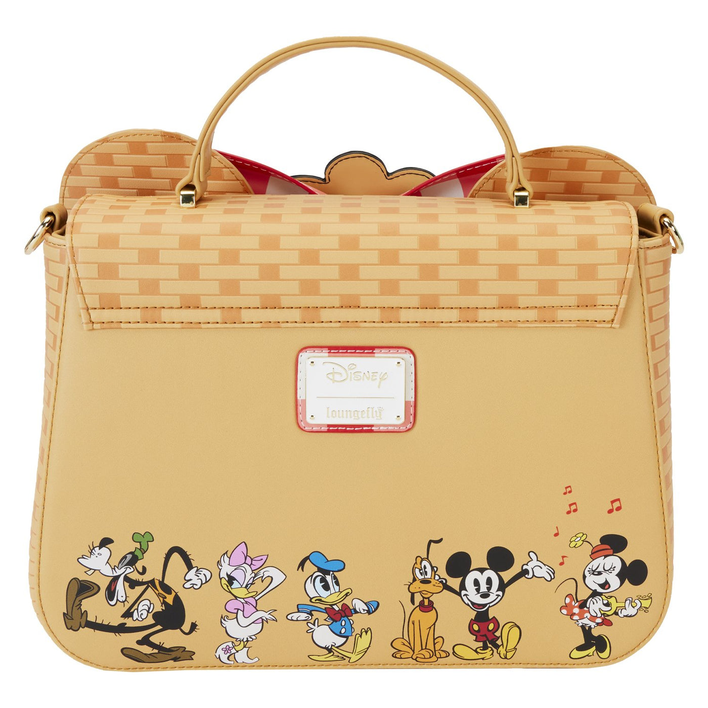 Loungefly Disney Minnie Mouse Picnic Basket Crossbody - Back