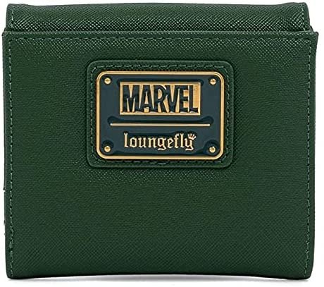 Loungefly Marvel Loki Hardware Wallet with Zip Coin Pouch