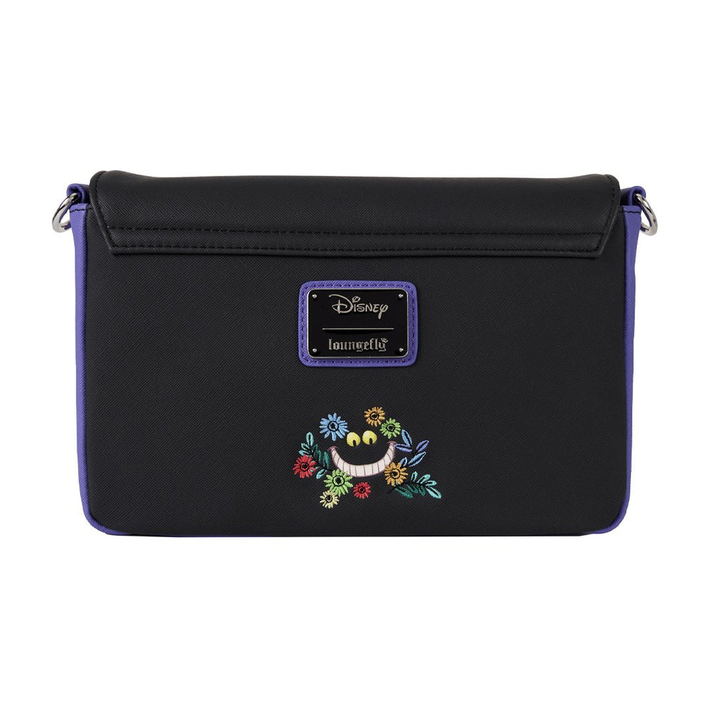 Loungefly Disney Alice in Wonderland Cheshire Cat Tulgey Wood Crossbody Bag