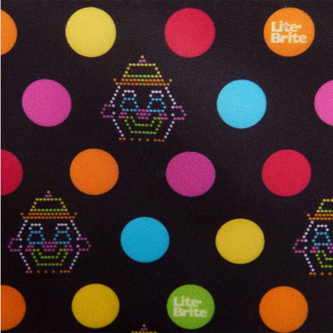 Loungefly Hasbro Lite-Brite Lenticular Glow Crossbody Bag with Coin Bag