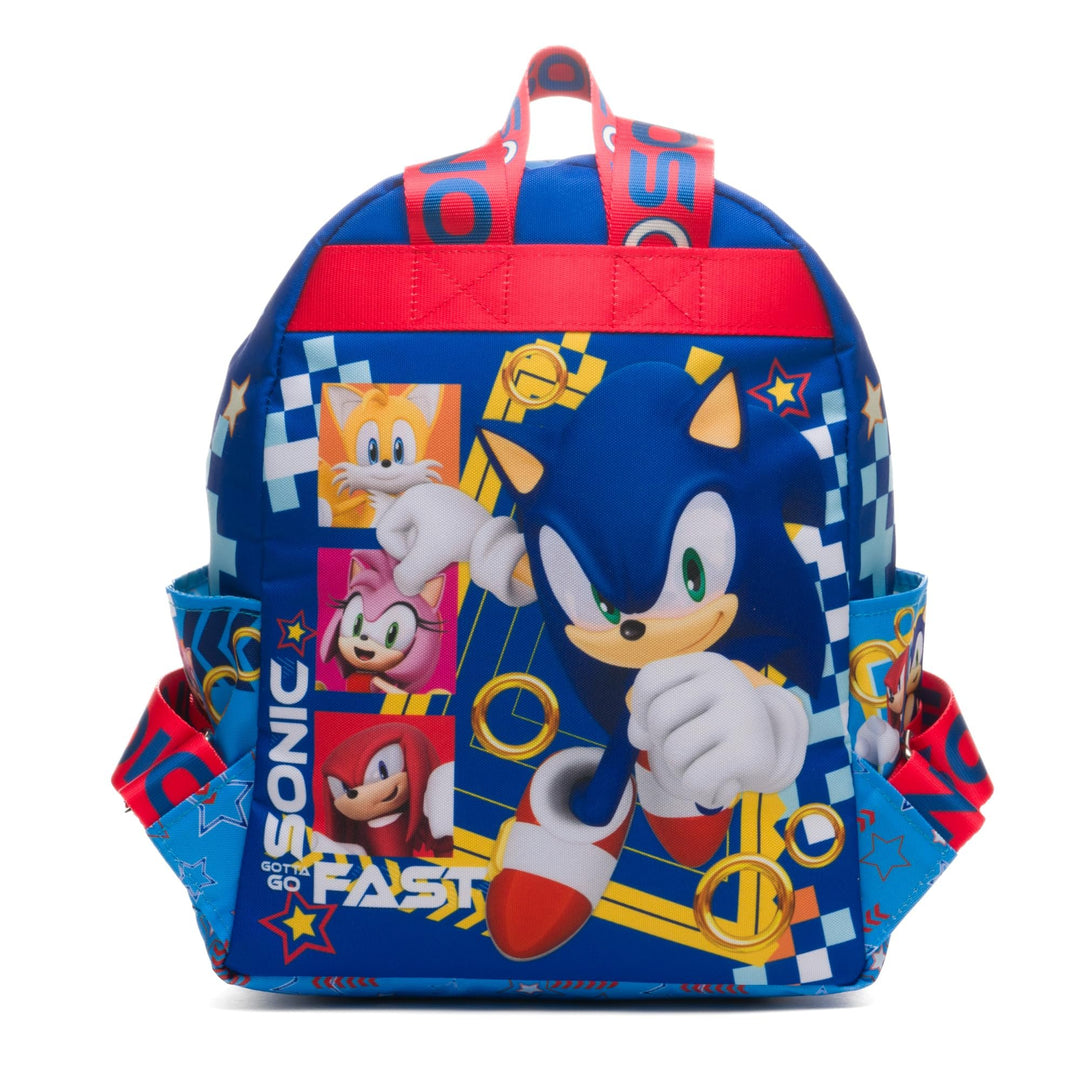 Wondapop Sega Sonic Gotta Go Fast 13" Deluxe Nylon Daypack