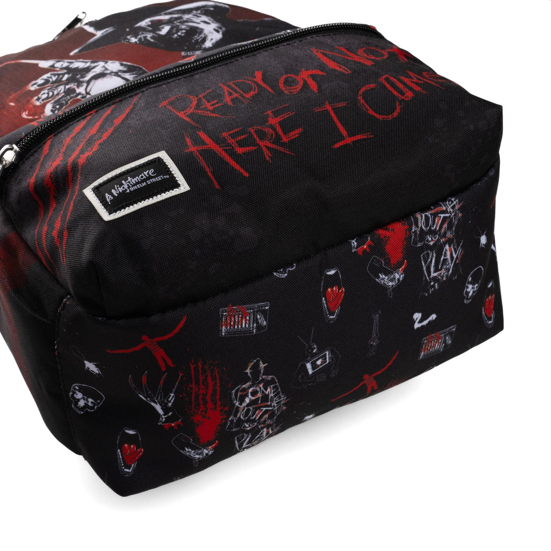Wondapop Warner Brothers A Nightmare on Elm Street Ready Or Not 13" Deluxe Nylon Mini Daypack
