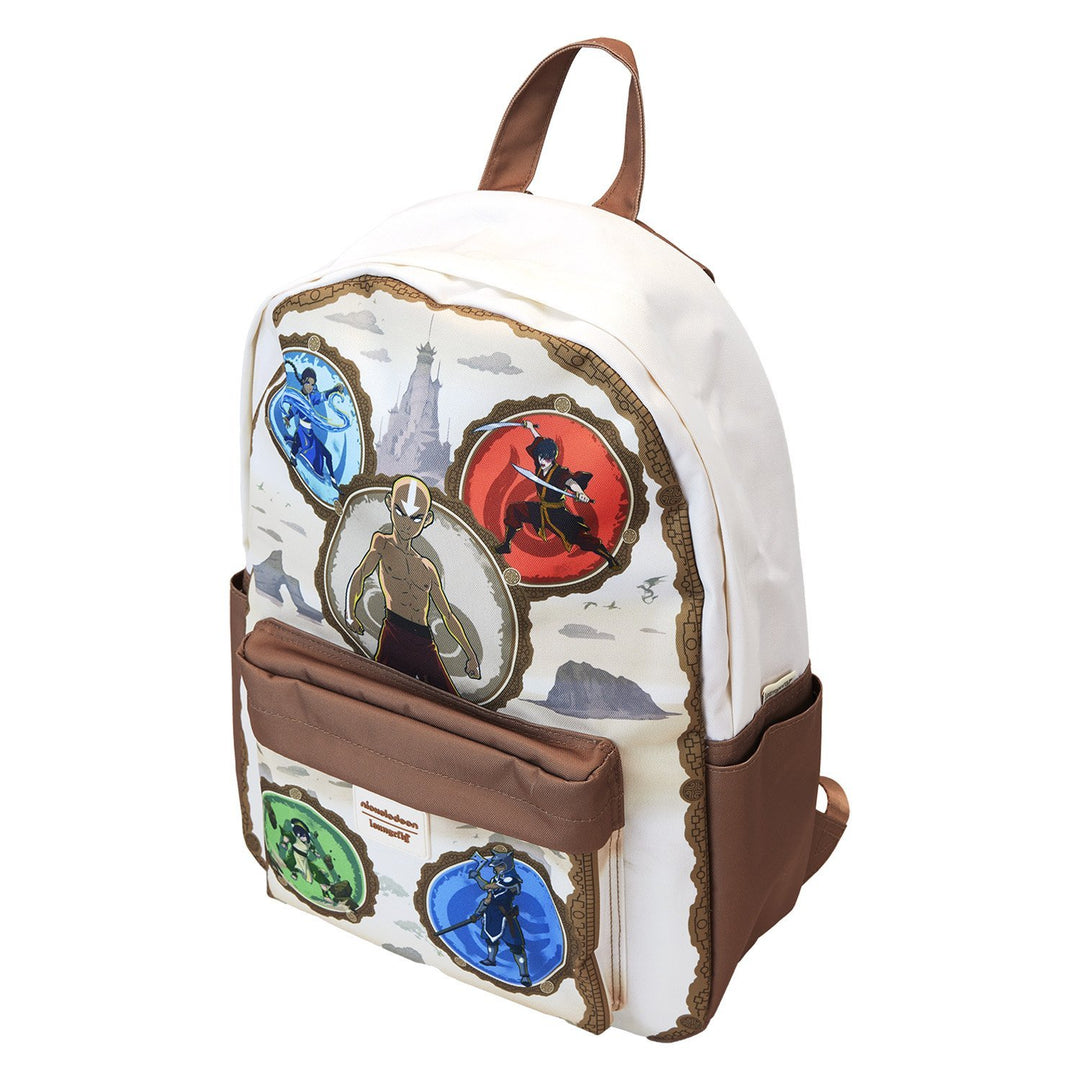 Loungefly Nickelodeon Avatar: The Last Airbender Bending Arts Nylon Full-Size Backpack