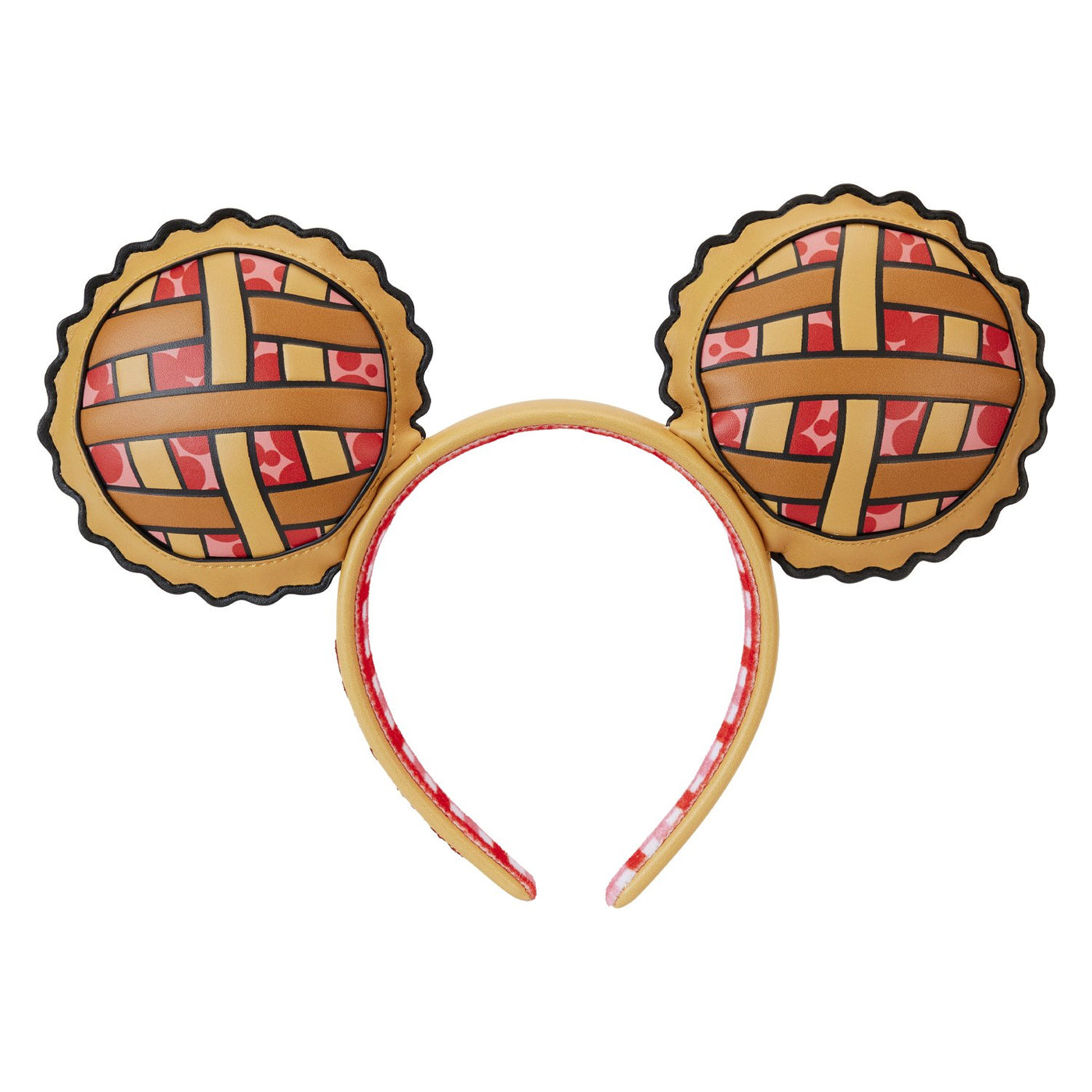 Loungefly Disney Minnie and Mickey Picnic Pie Ear Headband - Removable Bow