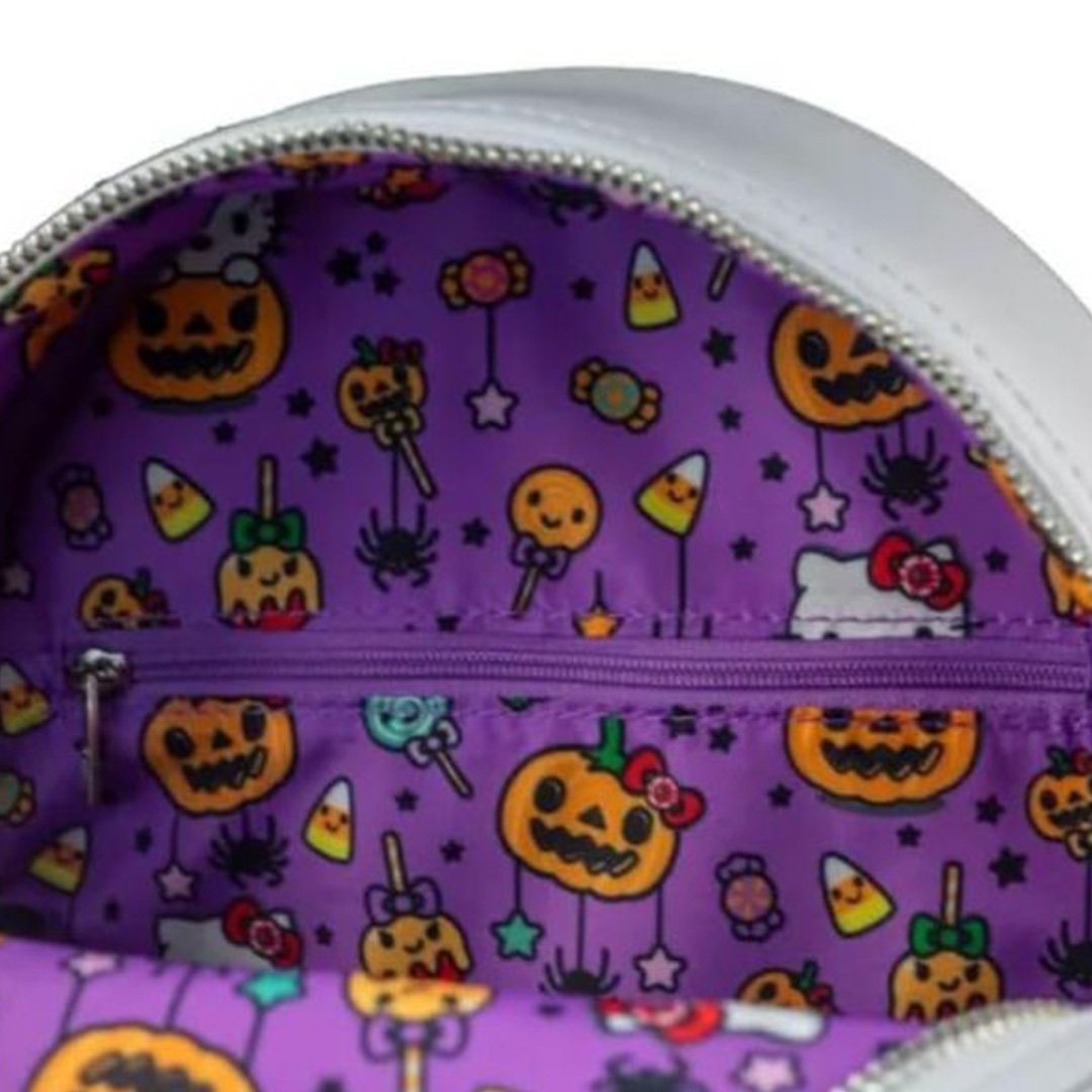 Loungefly Sanrio Hello Kitty Holding Pumpkin Glow Cosplay Mini Backpack