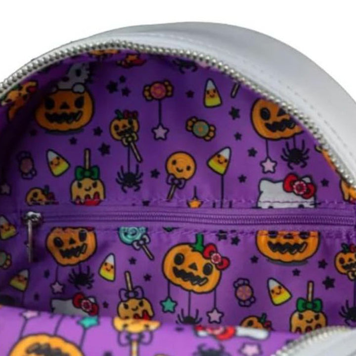 Loungefly Sanrio Hello Kitty Holding Pumpkin Glow Cosplay Mini Backpack