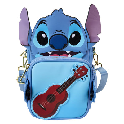 WDTB3019 - Loungefly Disney Lilo & Stitch Camping Crossbuddy Bag - Detachable Arms