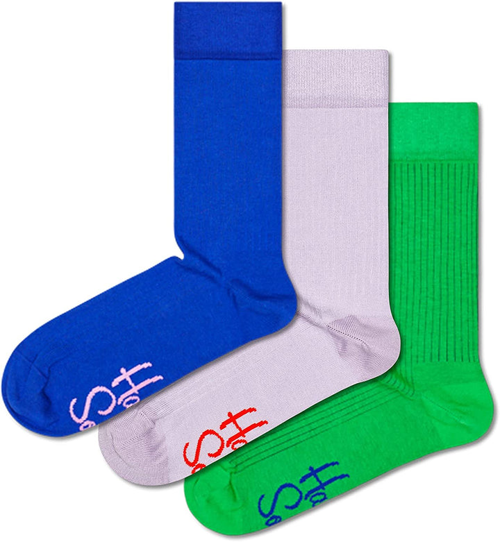 Happy Socks colorful and fun Socks for Men and Women 3-pack Color Smash Socks Gift Set