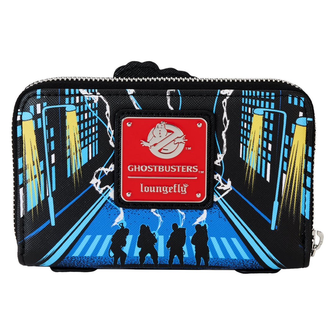 Loungefly Sony Ghostbusters Ecto-1 Glow Zip Around Wallet
