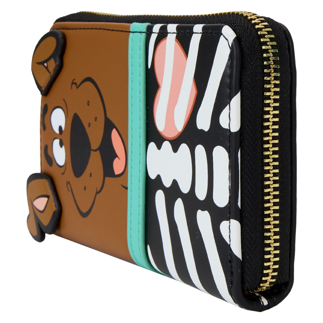 Loungefly Warner Brothers Scooby-Doo Skeleton Scooby Cosplay Zip-Around Wallet