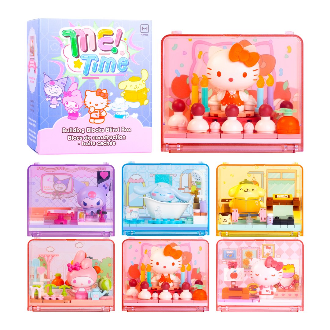 Hamee Sanrio Hello Kitty and Friends Me Time Building Blocks Blind Box