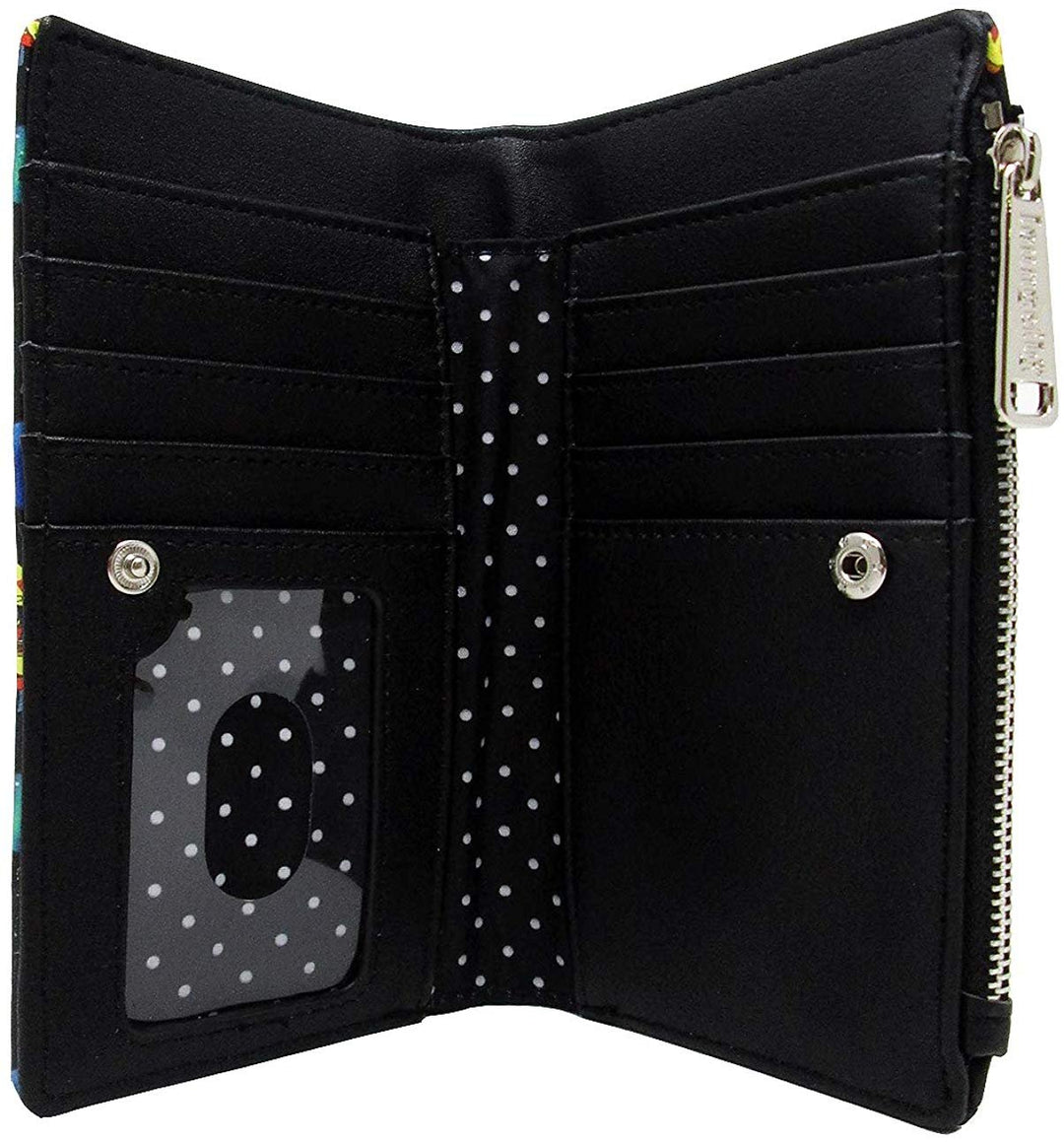 Loungefly Disney Lilo &amp; Stitch in Space Allover Print Wallet - 707 Street Exclusive