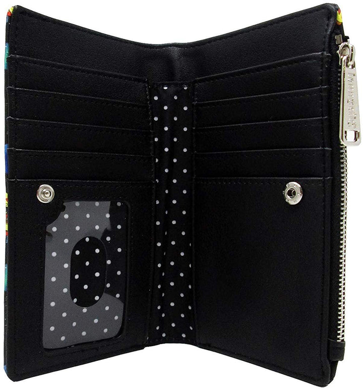 Loungefly Disney Lilo &amp; Stitch in Space Allover Print Wallet - 707 Street Exclusive