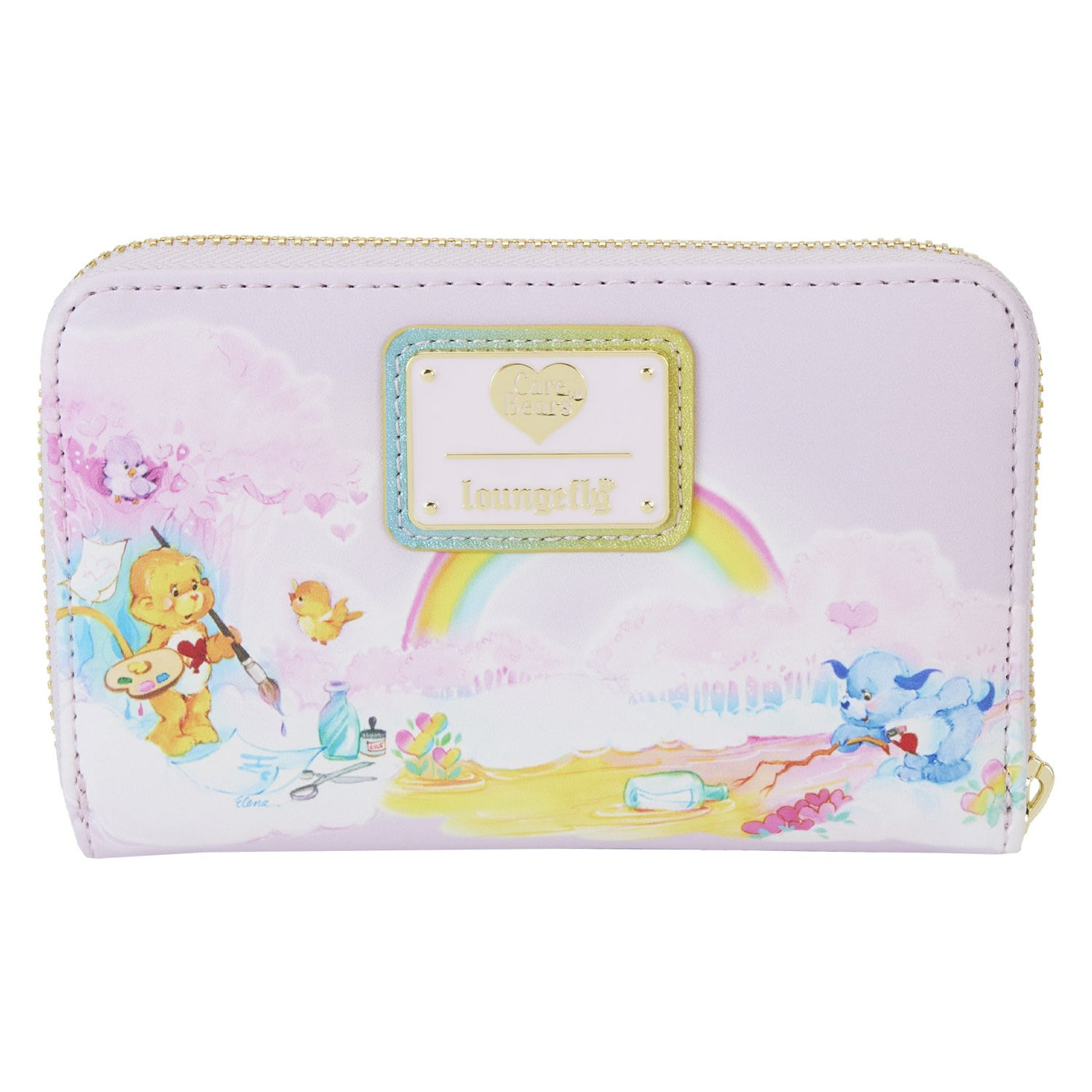 Loungefly Care Bears Cousins Forest Fun Zip-Around Wallet - Back