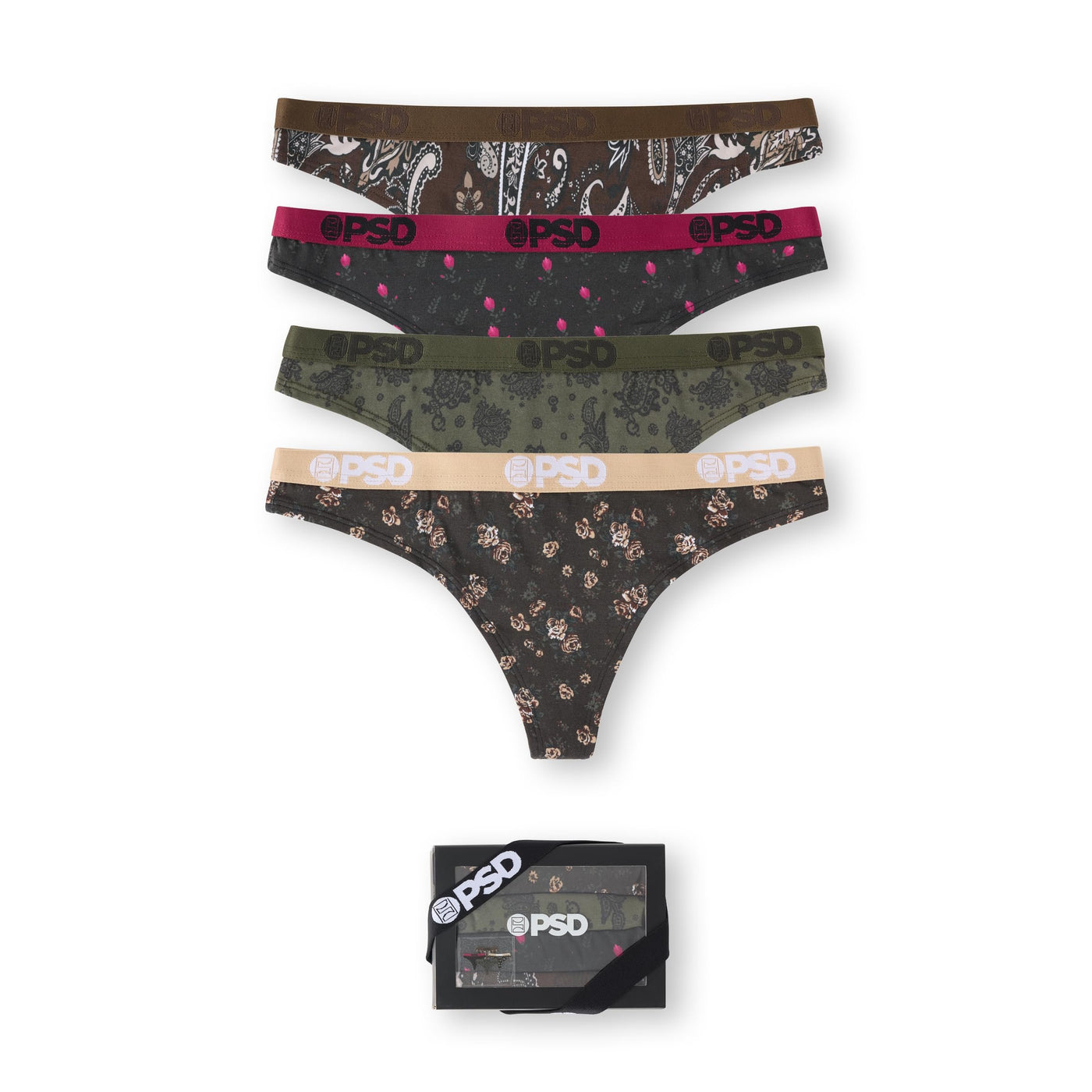 PSD Underwear Women's Floanda Modal Thongs 4-Pack