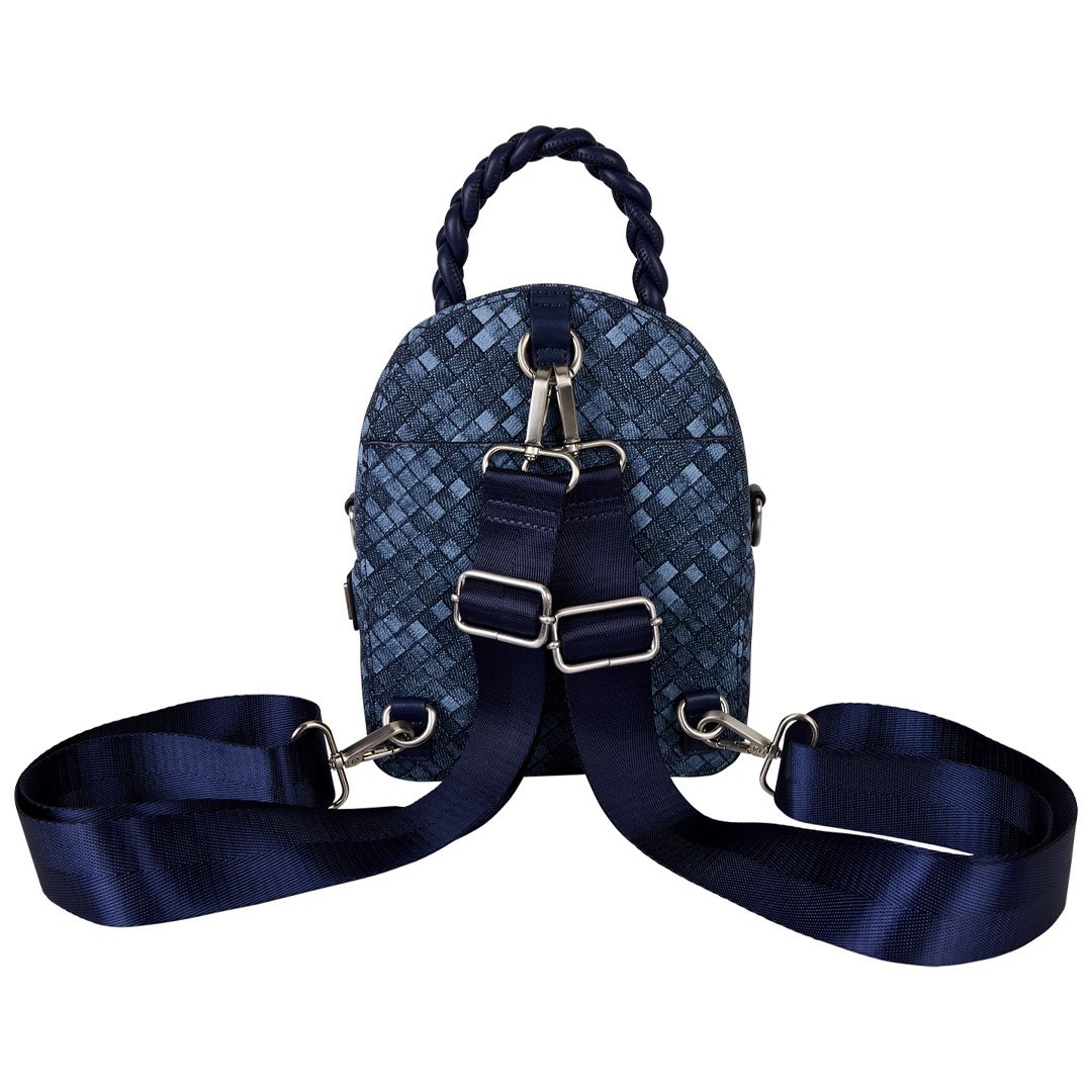 Loungefly Denim Convertible Mini Backpack