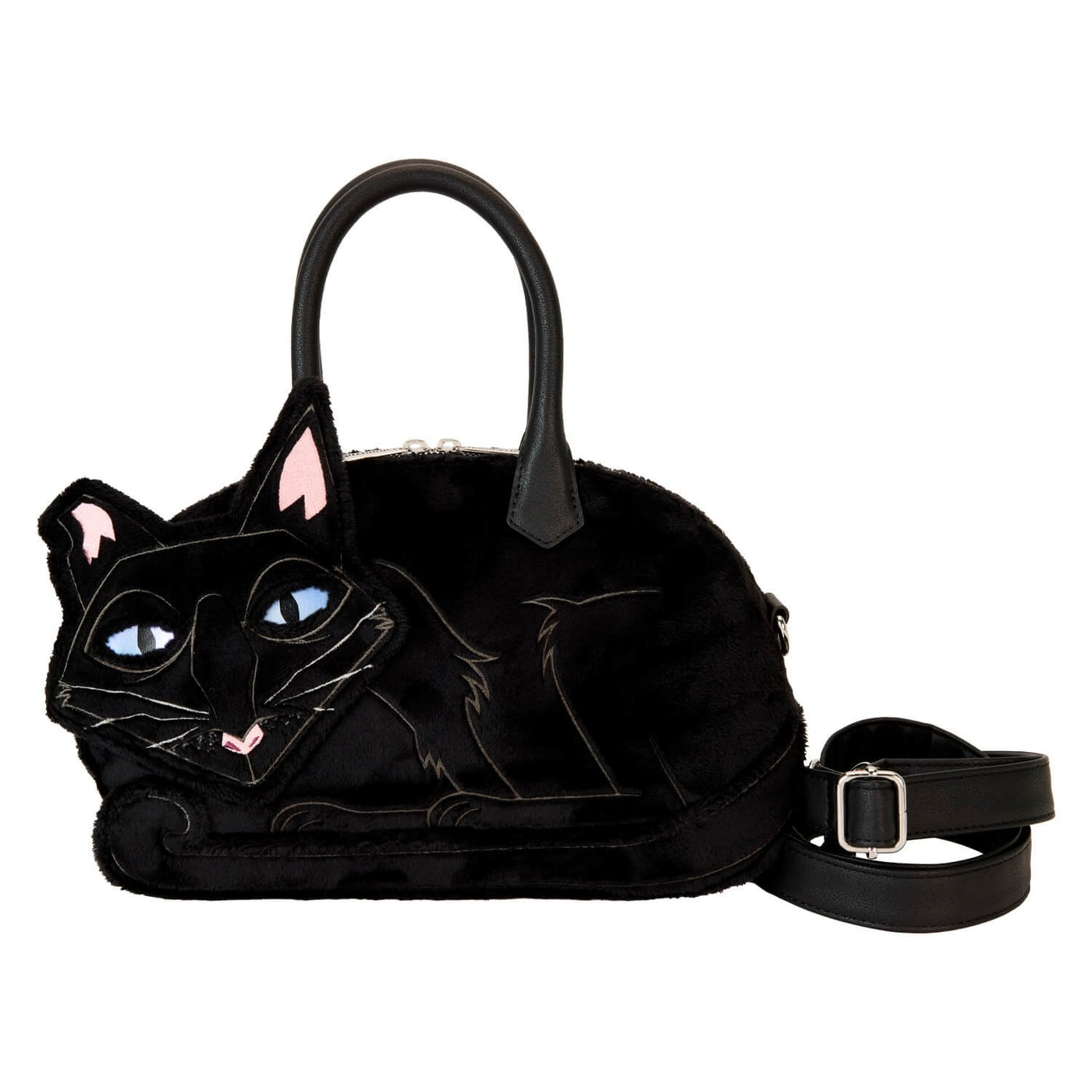 Loungefly Laika Coraline 15th Anniversary Cat Crossbody - front