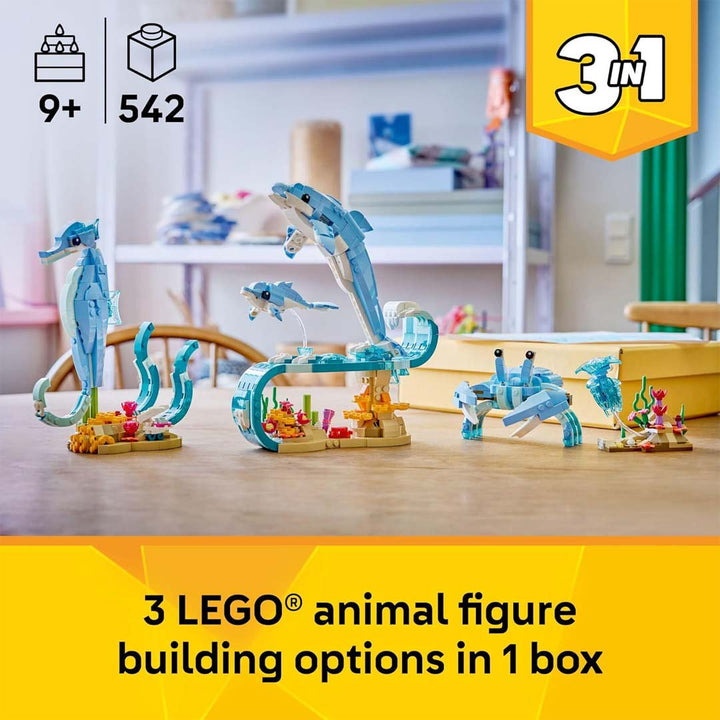 LEGO Creator 3 in 1 Sea Animals: Beautiful Dolphins (31385)