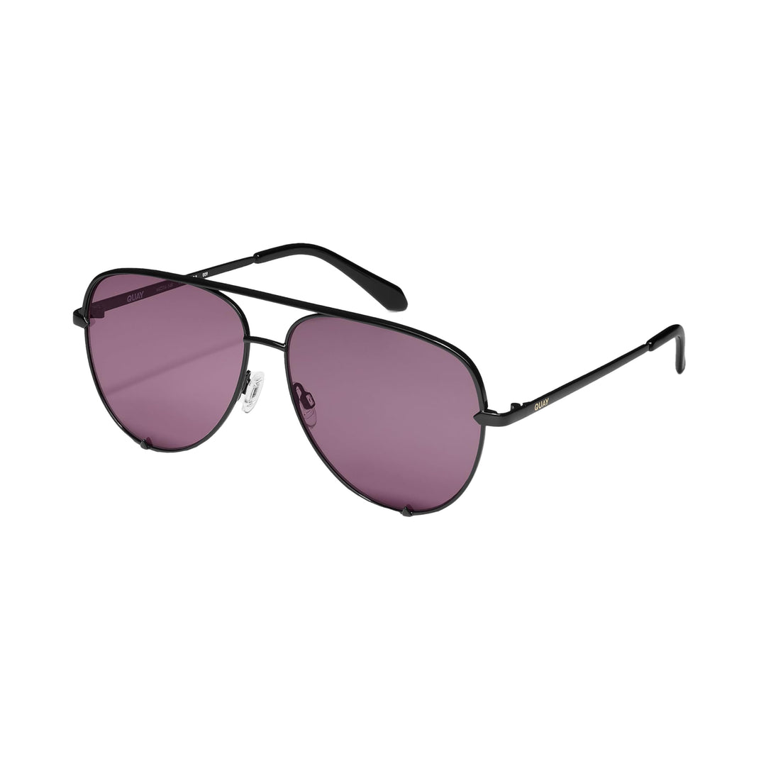 Quay Australia Unisex High Key Wire Frame Aviator Sunglasses
