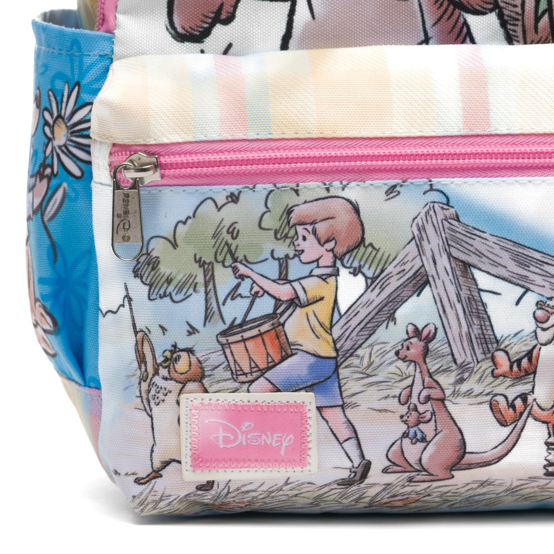 Wondapop Disney Winnie the Pooh Good Friends 13" Deluxe Nylon Daypack Featuring Kanga and Roo