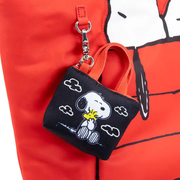 Whatever Makes You Happy Peanuts 75th Anniversary Mystery Box “In Clouds” Mini Tote Bag Charms