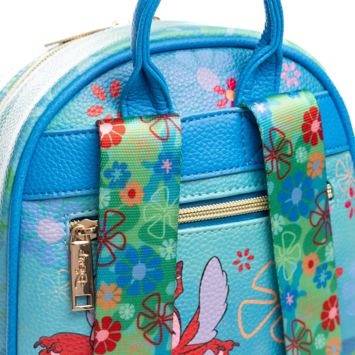Wondapop Disney Lilo And Stitch Leroy and Stitch Lets Get Wild 11" Vegan Leather Mini Backpack