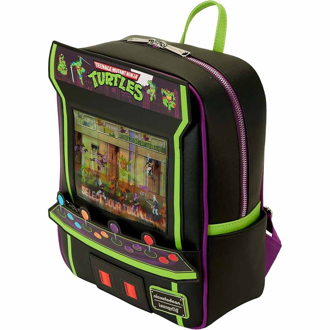 Loungefly Nickelodeon TMNT 40th Anniversary Vintage Arcade Mini Backpack
