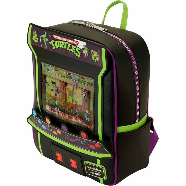 Loungefly Nickelodeon TMNT 40th Anniversary Vintage Arcade Mini Backpack