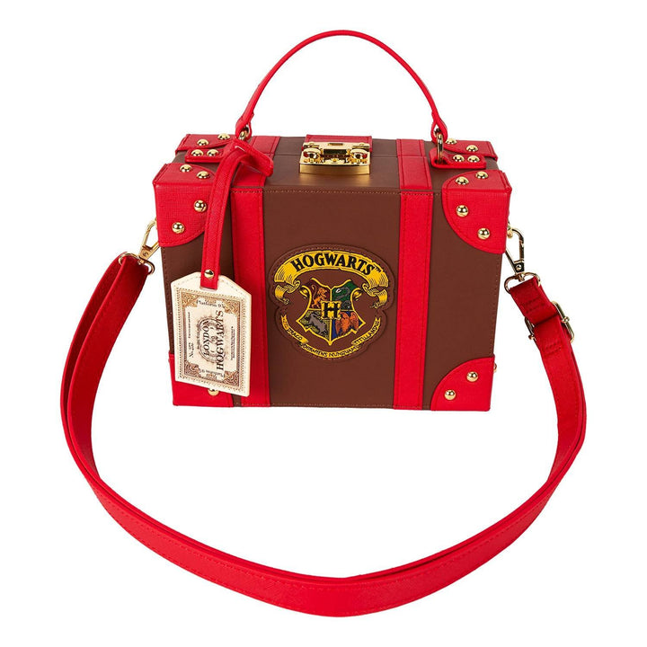 Loungefly Warner Brothers Harry Potter Hogwarts Express Luggage Trunk Crossbody Bag