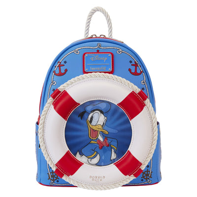 WDBK3642 - Loungefly Disney Donald Duck 90th Anniversary Mini Backpack - Front
