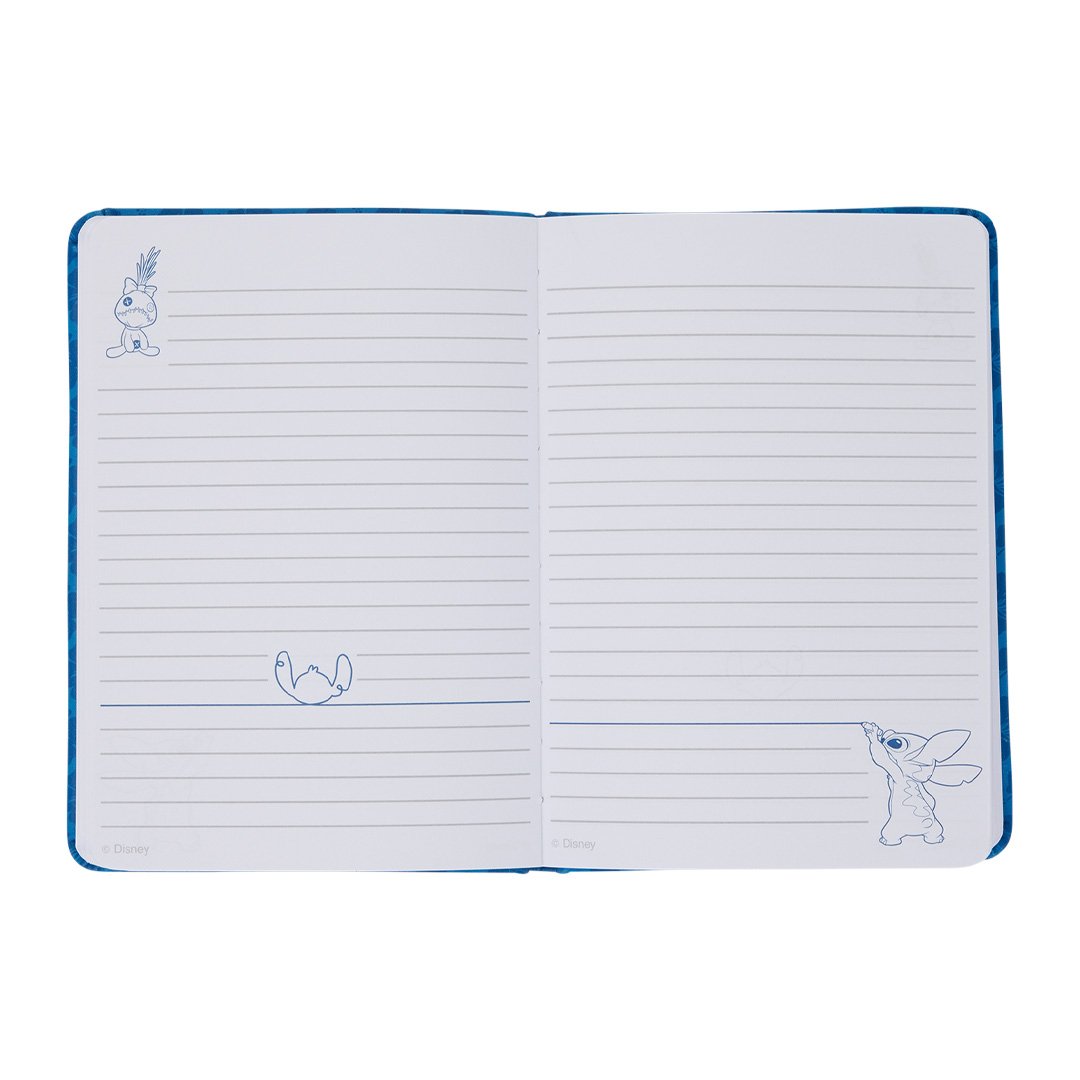 Loungefly Disney Stitch &amp; Scrump Refillable Stationery Journal