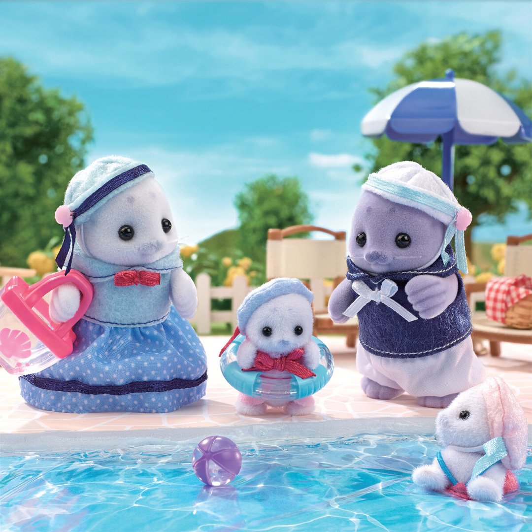 【Calico(♂)】 Calico Critters Seal Family – 707 Street