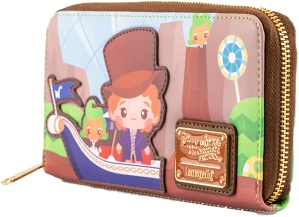Loungefly Willy Wonka and the Chocolate Factory 50th Anniversary Zip-Around Wallet