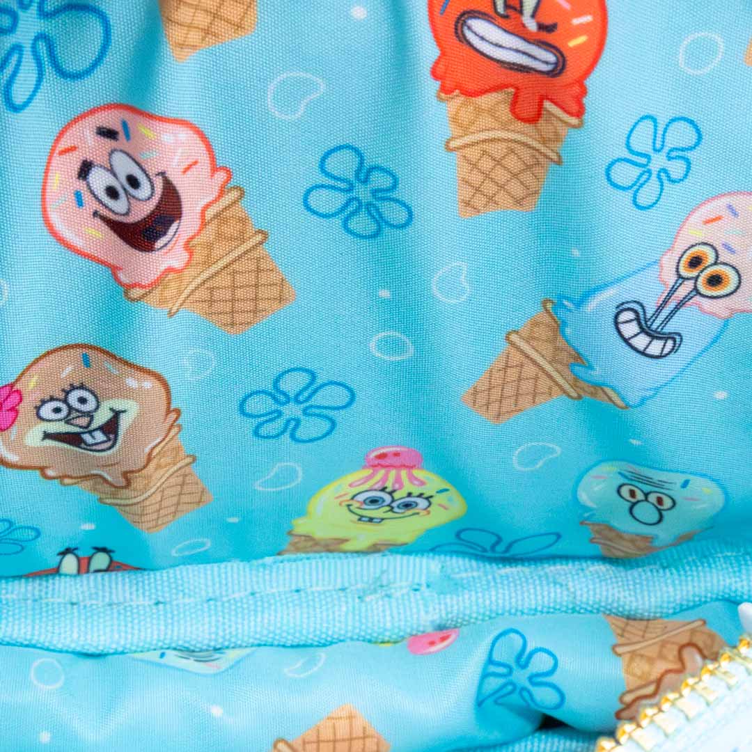 Whatever Makes You Happy Spongebob Gary Padded Nylon Crossbody w/ Strap