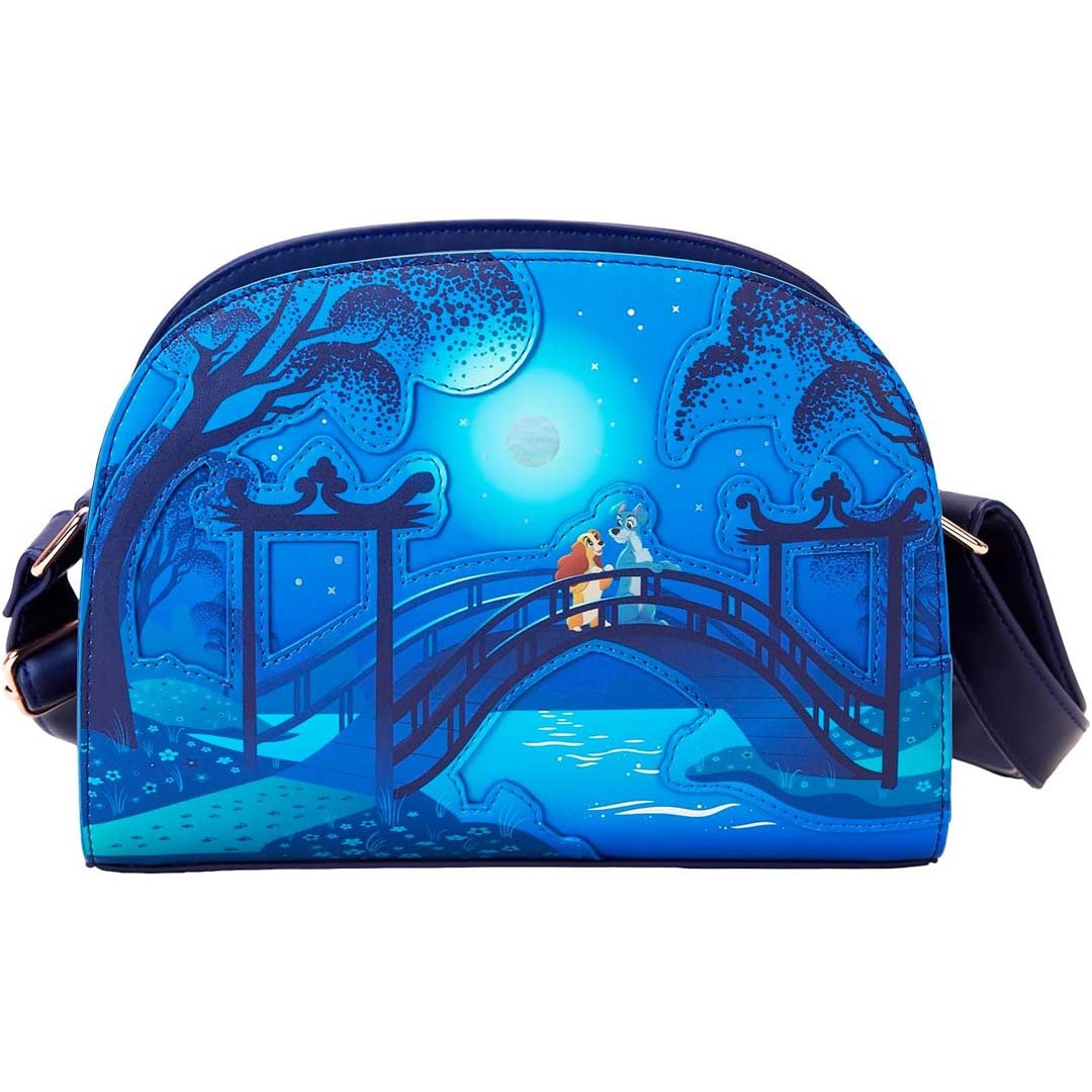 Loungefly Disney Lady and the Tramp 70th Anniversary Crossbody