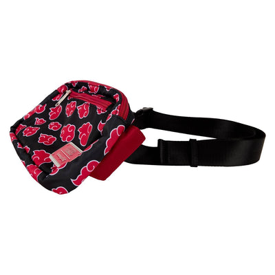 Loungefly Naruto Akatsuki All-Over Print Nylon Sling Crossbody Bag