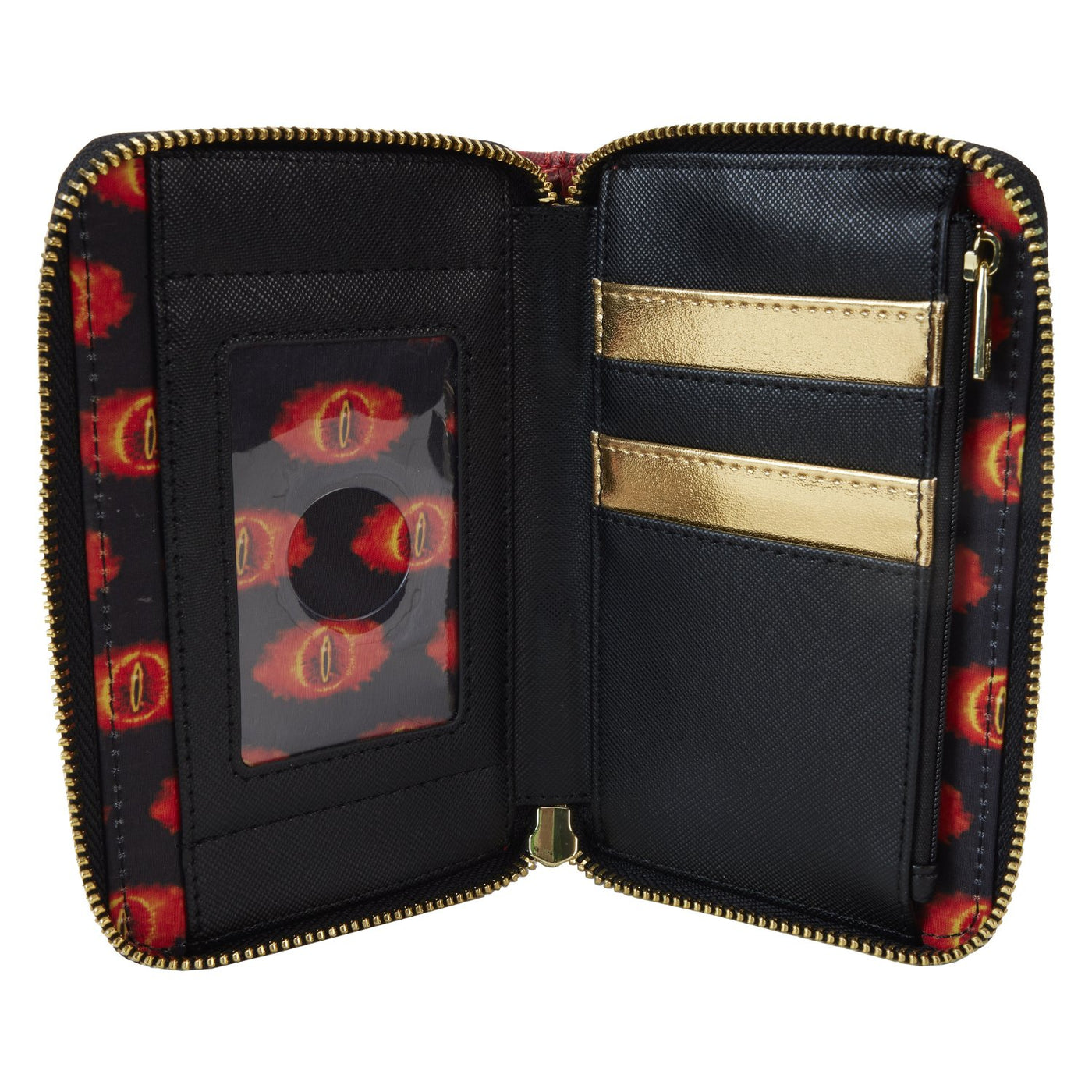 Loungefly Warner Brothers Lord of the Rings The One Ring Zip-Around Wallet - Interior