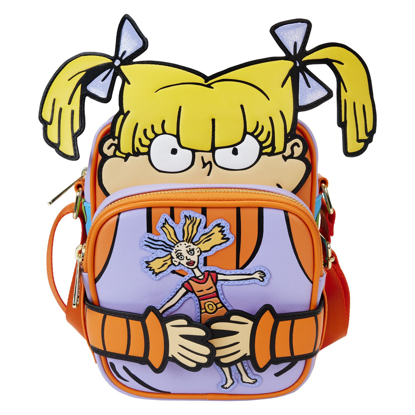 Loungefly Nickelodeon Rugrats Angelica Cosplay Crossbuddy - Front