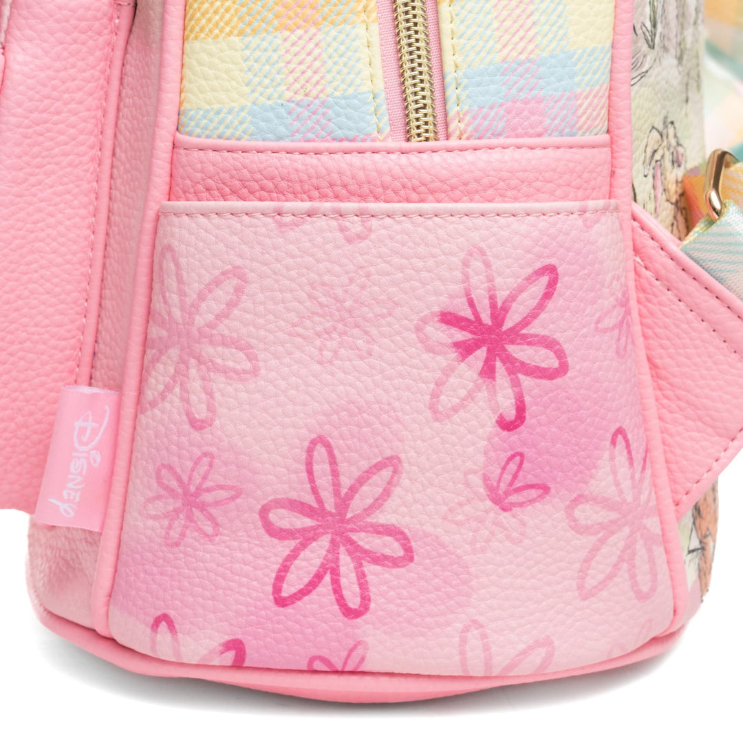Wondapop Disney Winnie The Pooh Kanga and Roo Picnic 11" Vegan Leather Mini Backpack