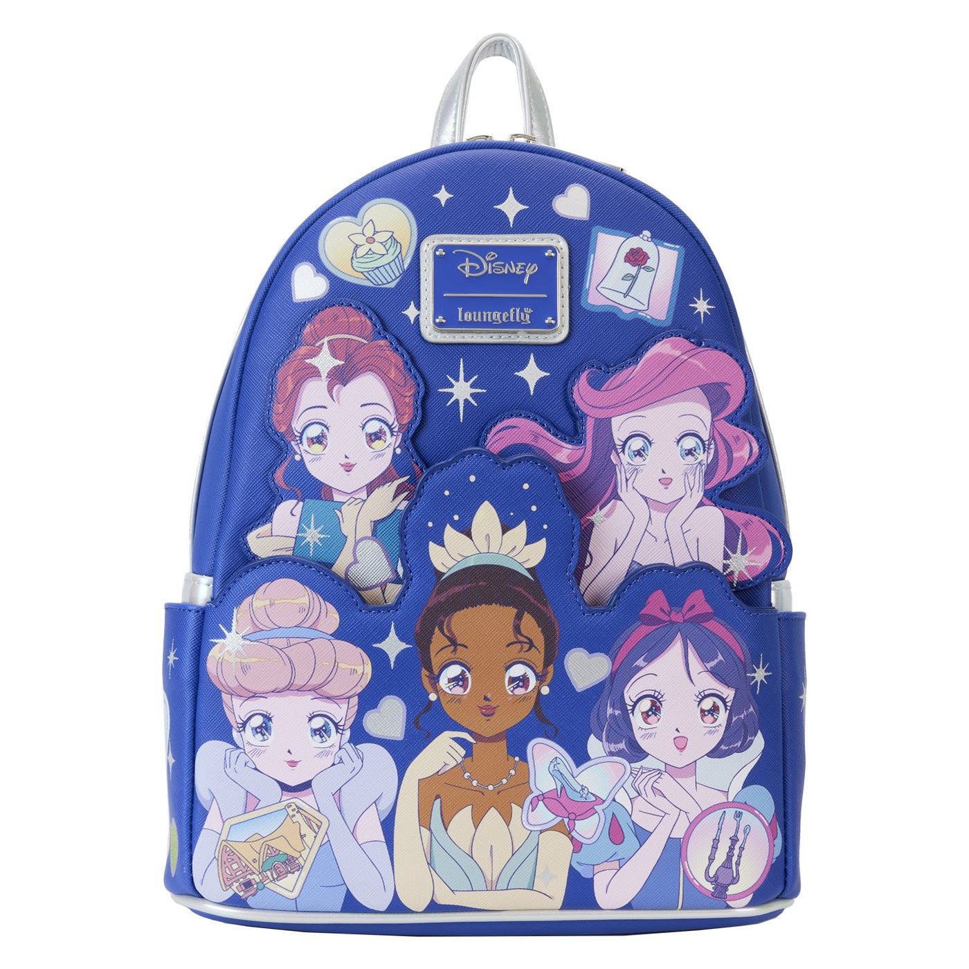 Loungefly Disney Princess Manga Style Mini Backpack - Front