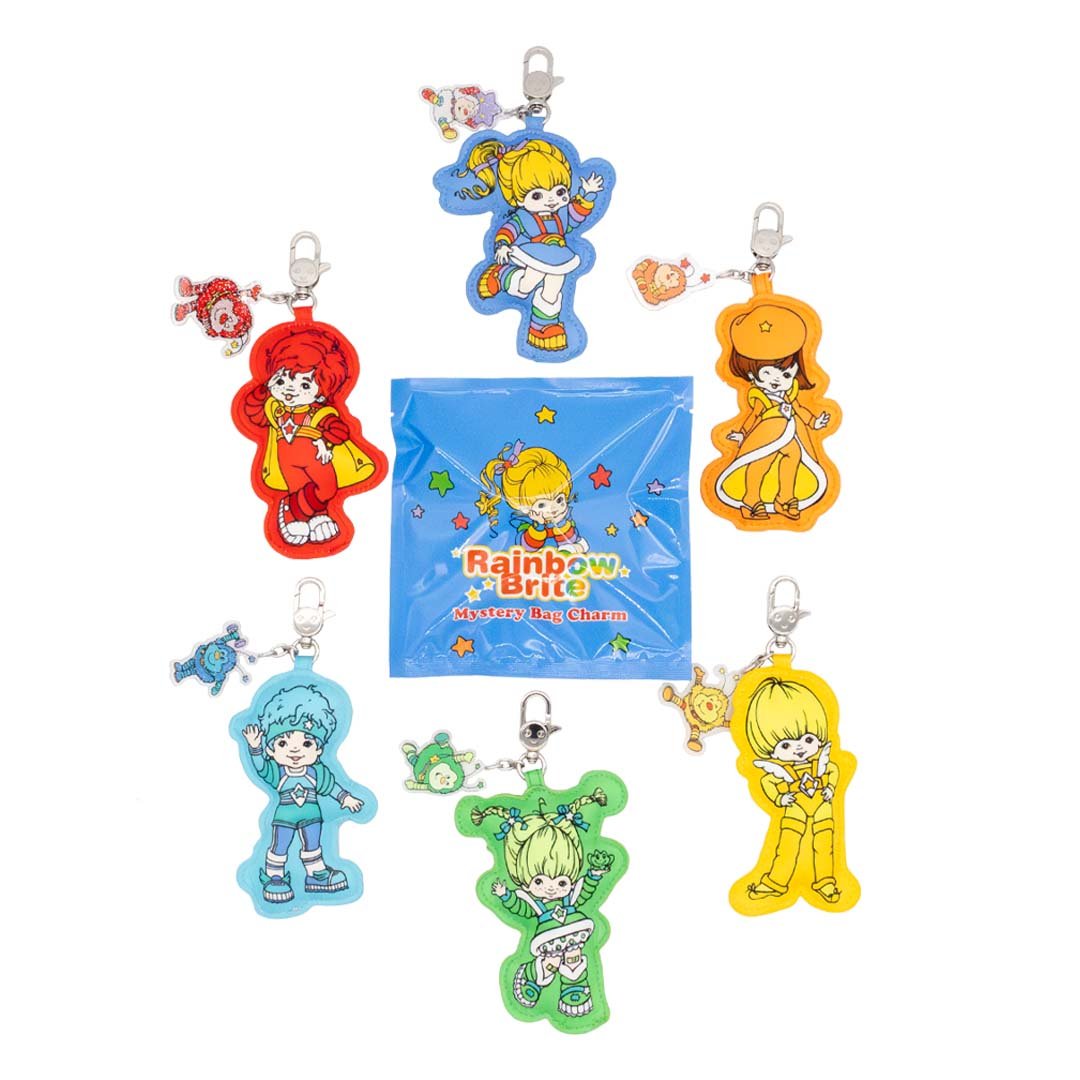 Whatever Makes You Happy Rainbow Brite Mystery Bag Padded Nylon Character Bag Charms