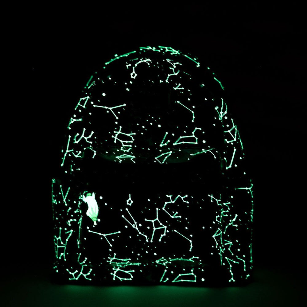 Loungefly Disney Lilo And Stitch Zodiac Glow In The Dark All-Over Print Mini Backpack - 707 Street Exclusive 