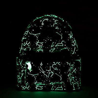Loungefly Disney Lilo And Stitch Zodiac Glow In The Dark All-Over Print Mini Backpack - 707 Street Exclusive 