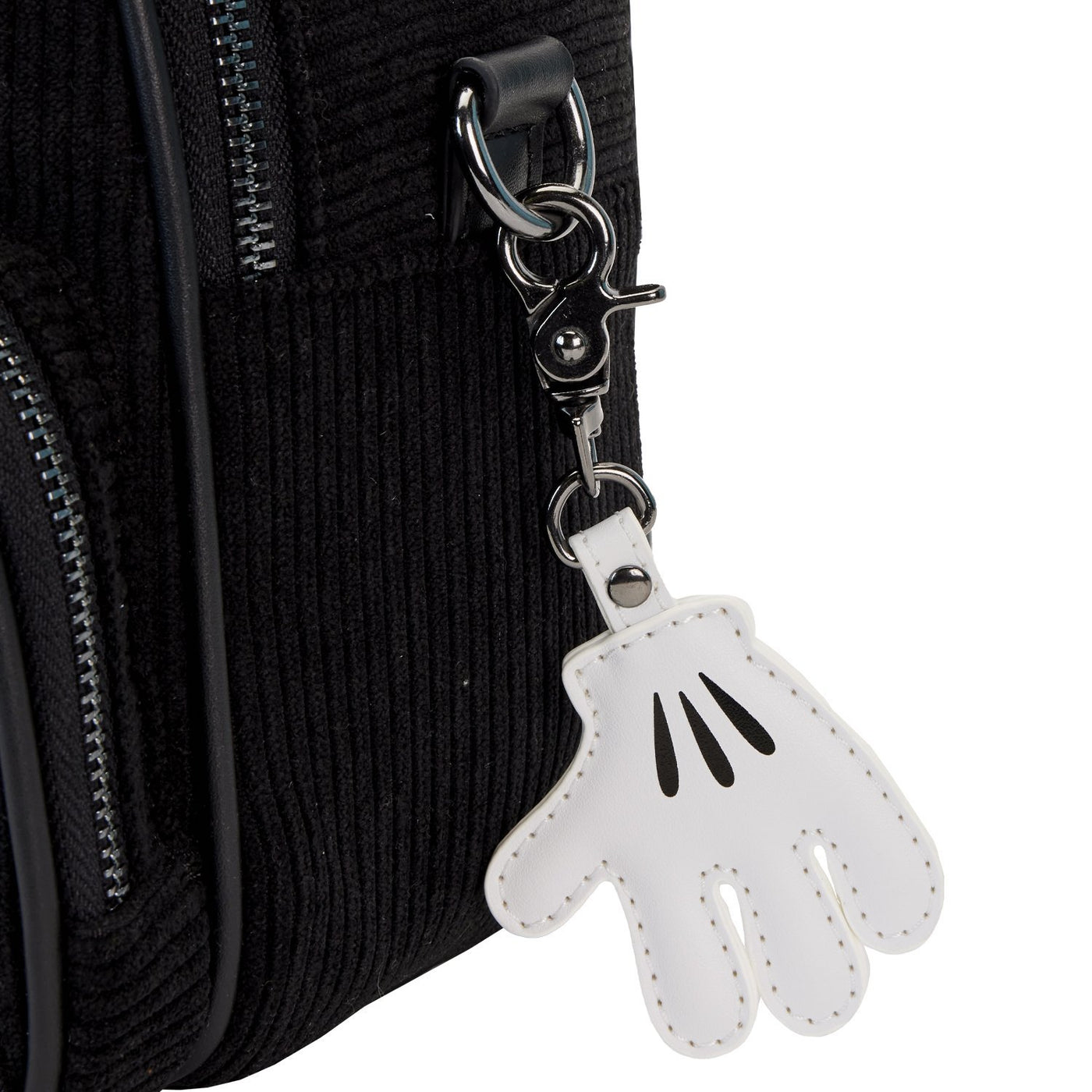 Loungefly Disney Mickey Mouse Classic Corduroy Convertible Mini Backpack & Crossbody Bag
