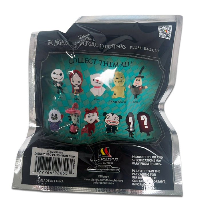 Nightmare Before Christmas Plush Bag Clip Series 1 Blind Bag