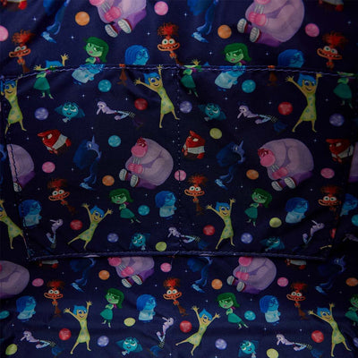 Loungefly Disney Pixar Inside Out 2 Anxiety Tote Bag with Coin Bag